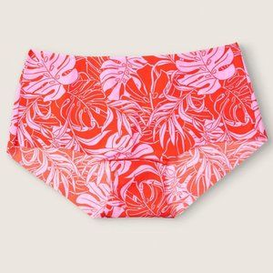 VS PINK XS No-Show Boyshort Tropical Leaves Hawaii
